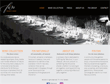 Tablet Screenshot of fin-wine.com